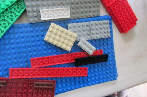 VARIOUS LEGO PLATES - AS PER SCAN