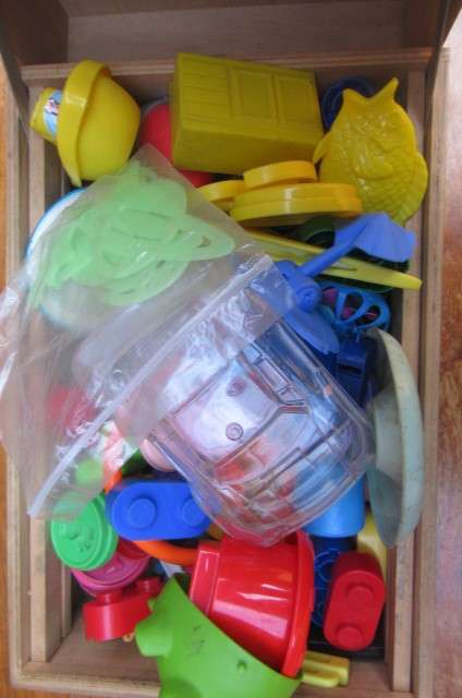 CLOSING DOWN SALE - 2 PLYWOOD BOXES FILLED WITH ALL SORTS OF TOYS