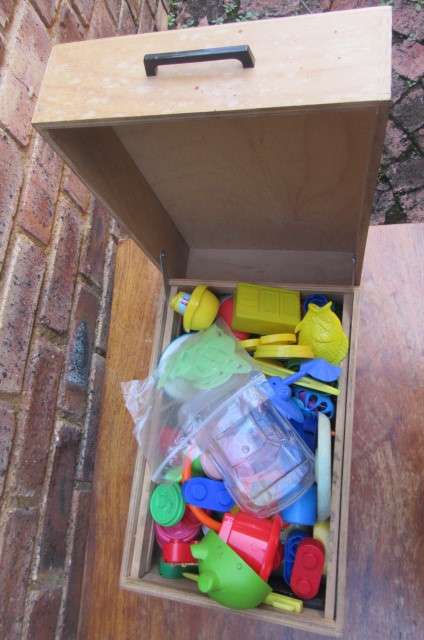 CLOSING DOWN SALE - 2 PLYWOOD BOXES FILLED WITH ALL SORTS OF TOYS