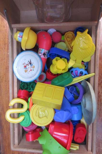 CLOSING DOWN SALE - 2 PLYWOOD BOXES FILLED WITH ALL SORTS OF TOYS