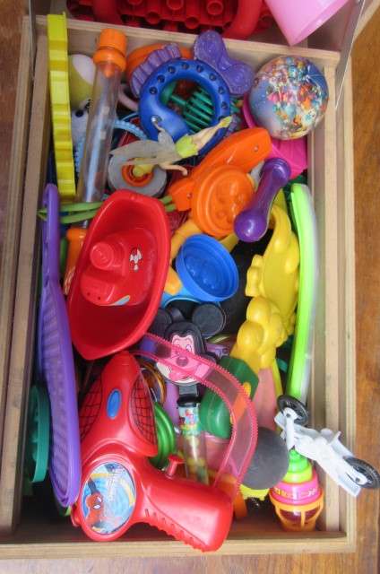 CLOSING DOWN SALE - 2 PLYWOOD BOXES FILLED WITH ALL SORTS OF TOYS