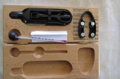 SCREWPULL - SOMELIER - 3 PIECE SET IN WOODEN BOC