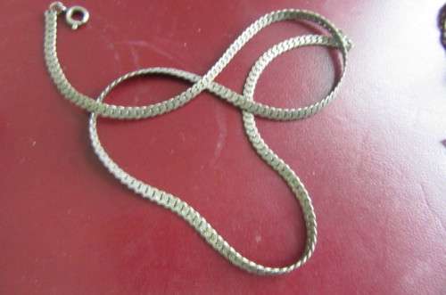 4 VARIOUS OLD SILVER CHAINS - 209 GR. - AS PER SCAN