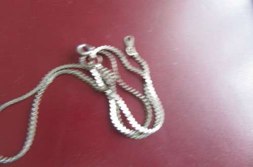 4 VARIOUS OLD SILVER CHAINS - 209 GR. - AS PER SCAN
