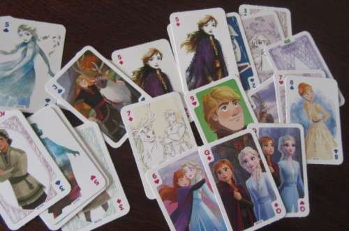 39VARIOUS FROZEN II PLAYING CARDS