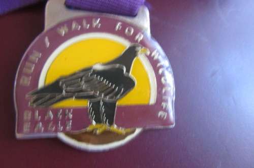 MEDAL - RUN/WALK FOR WILDLIFE - BLACK EAGLE