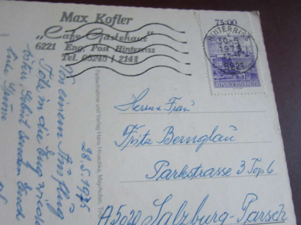USED POST CARD AUSTRIA - LD/TL