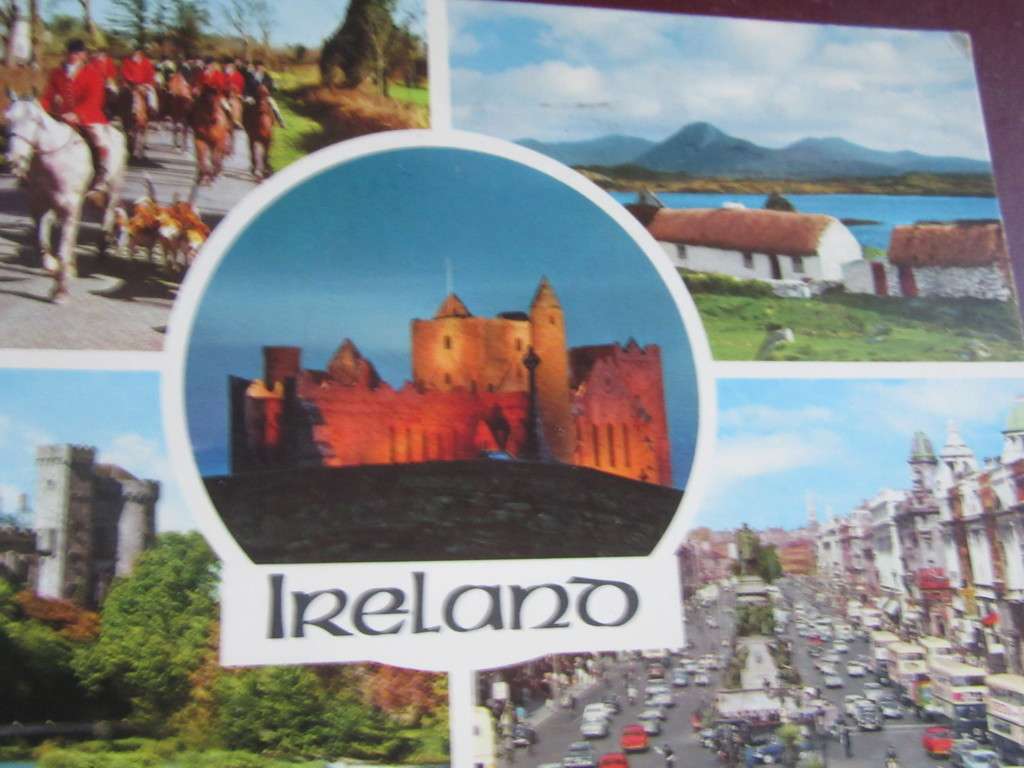 USED POST CARD IRELAND - LD/TL