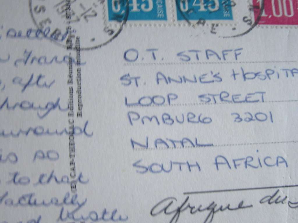 USED POST CARD FRANCE