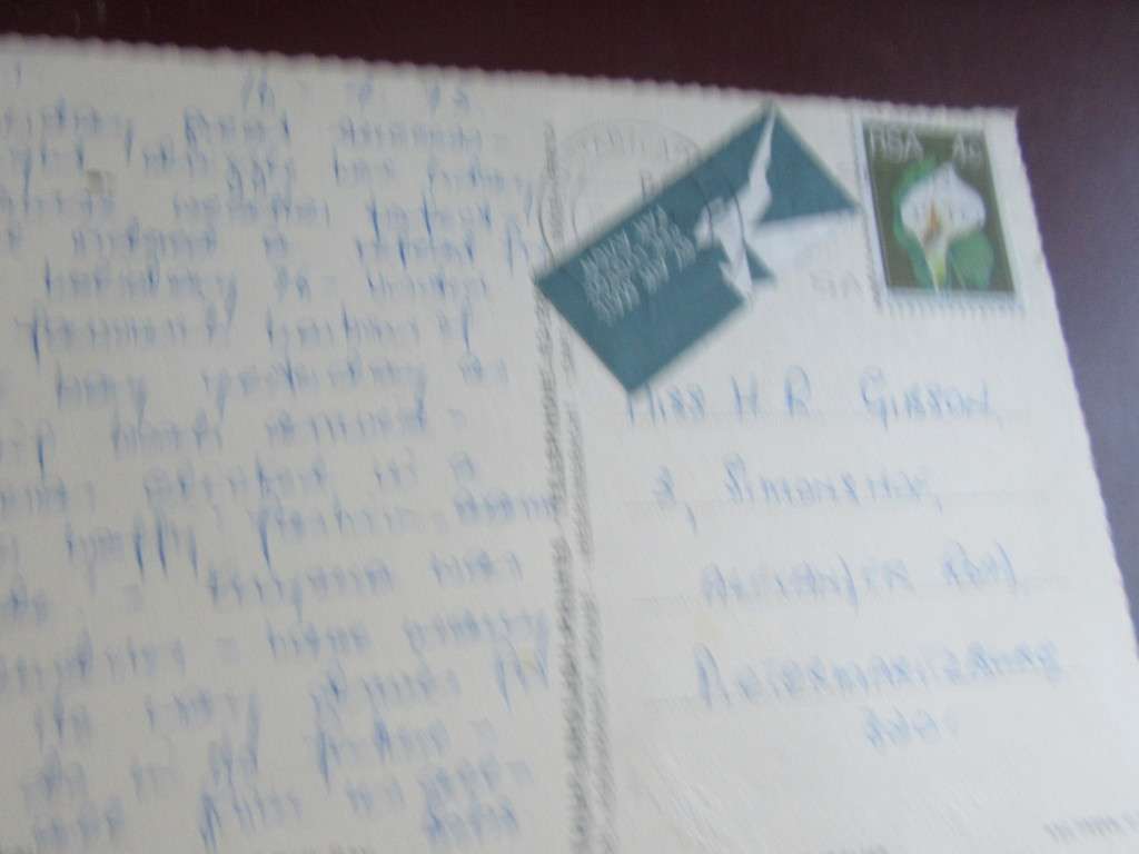 USED POST CARD RSA - LD/TL