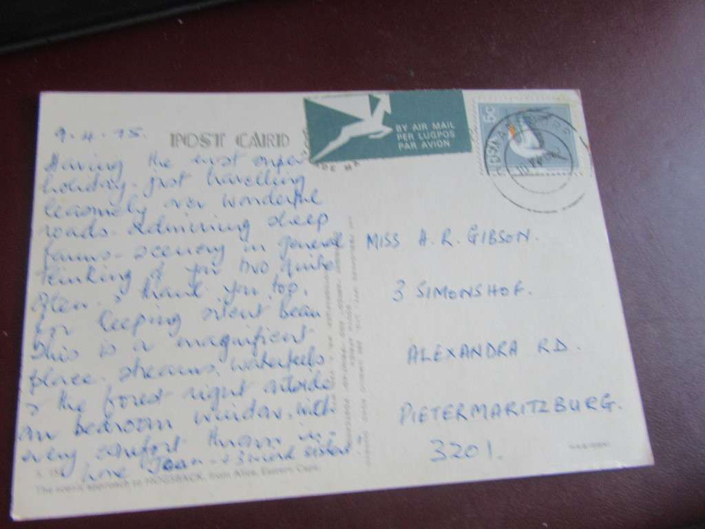 USED POST CARD RSA - LD/TL