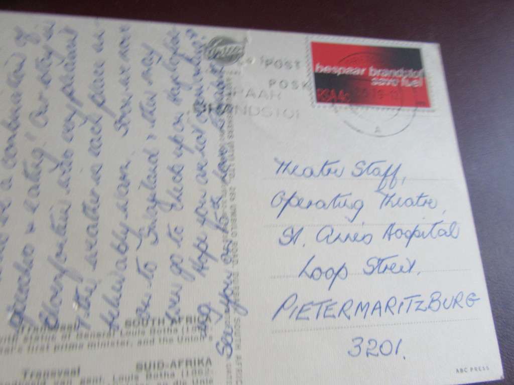 USED POST CARD RSA - LD/TL