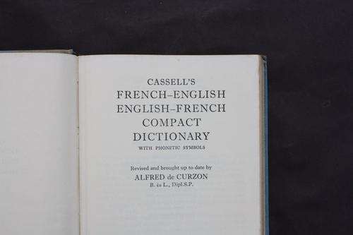 FRENCH - ENGLISH DICTIONARY