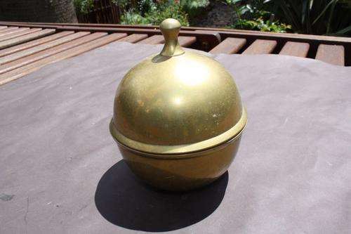 SOLID BRASS POT - 10 CM  PLEASE HAVE LOOK