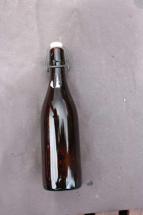 OLD BROWN BEER BOTTLE - 0,5 LTR. - GERMANY - PLEASE HAVE A LOOK