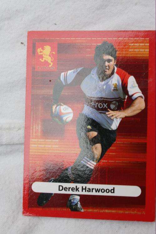 BIG - BALL  RUGBY -  LIONS - DEREK HARWOOD