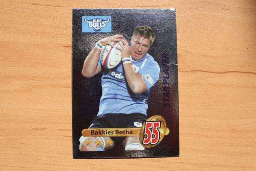 BIG - BALL RUGBY - THE BULLS - BAKKIE BOTHA - STAR PLAYER