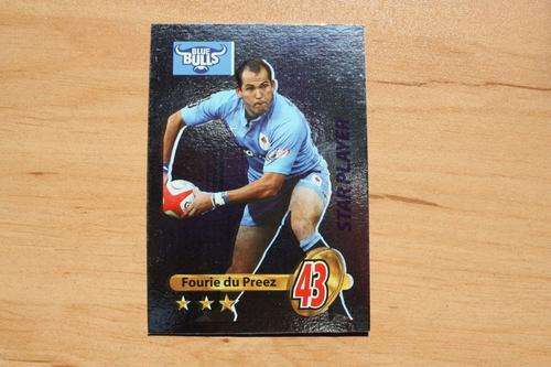 BIG - BALL RUGBY - THE BULLS - FOURIE DU PREEZ - STAR PLAYER