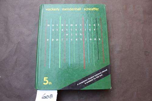 MATHEMATICAL STATISTICS WITH APPLICATIONS - WACKERLY - 1996