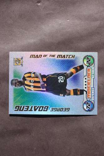 MATCH ATTAX CARD - GEORGE BOATENG - MAN OF THE MATCH