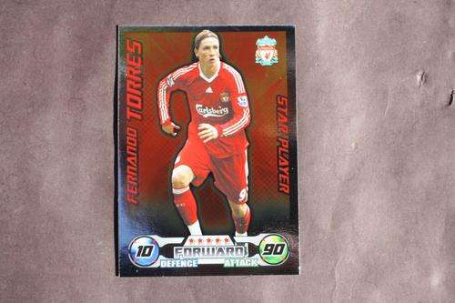 MATCH ATTAX CARD - FERNANDO TORRES - STAR PLAYER