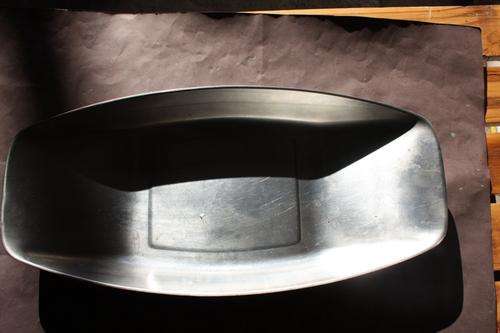 STAINLESS STEEL TRAY - 435 X 200 MM - 40 MM HIGH