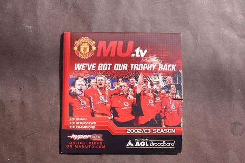 MANCHESTER UNITED - WE'VE GOT OUR TROPHY BACK 2002/03 - CD - PLEASE HAVE A LOOK