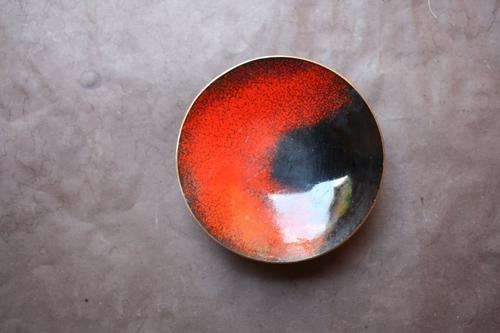 ENAMEL BOWL - 125 MM DIAM. - 35 MM HIGH