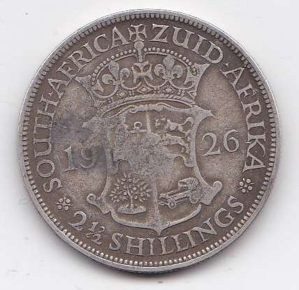 1926 2 1/2 SHILLINGS - S.A.U *R1 START*