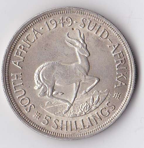 1949 *5 SHILLINGS* S.A.U. R1 START
