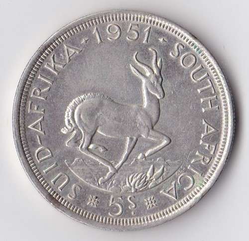 1951 *5 SHILLINGS* S.A.U. R1 START