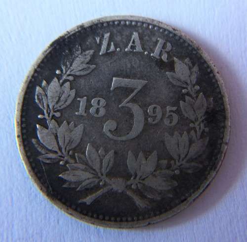 1895 ZAR THREEPENCE *R1 START*