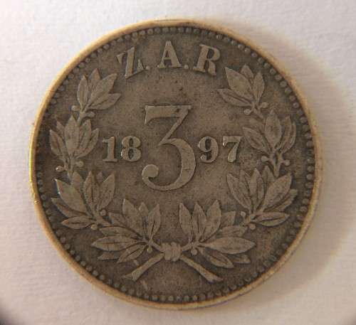 ZAR 1897 THREEPENCE