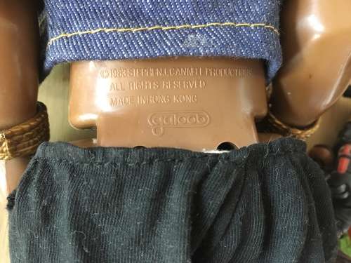 COLLECTION OF 1983 ORIGINAL A-TEAM ACTION FIGURES AND ACCESSORIES