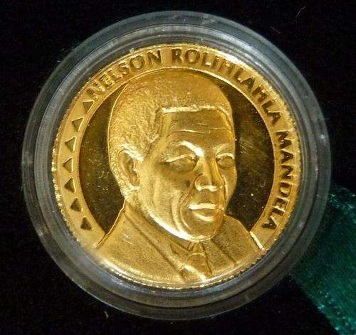 1995 MANDELA 1/10oz GOLD COIN *** R1 START *** NO RESERVE