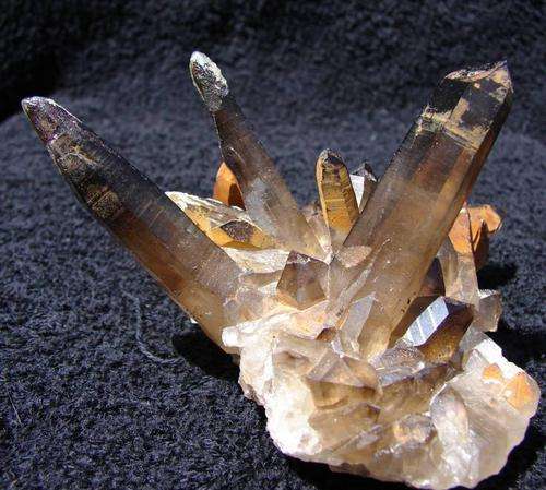 Smokey quarts cluster