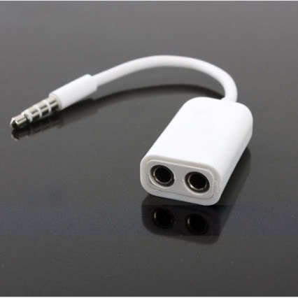 HEADPHONE SPLITTER - WHITE