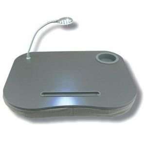 Portable Laptop table with cushion and LED light