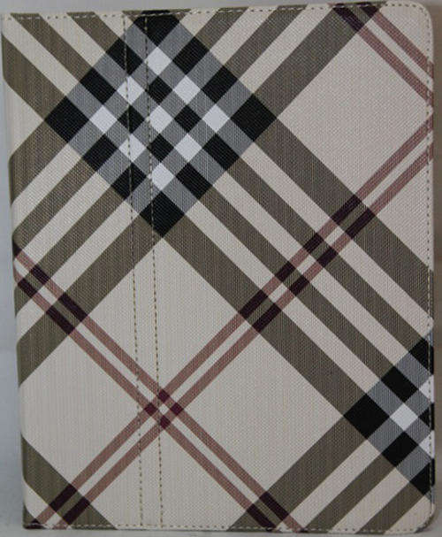IPAD 2 CREAM BURBERRY PATTERN COVER