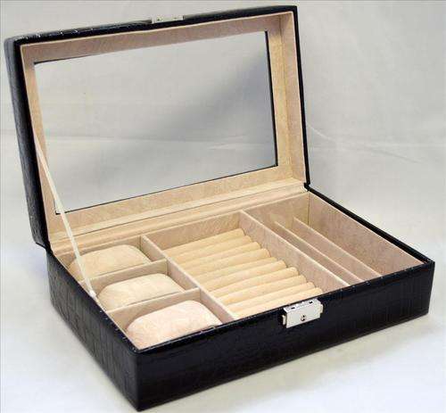 Jewellery Display Case - PU Patent Leather