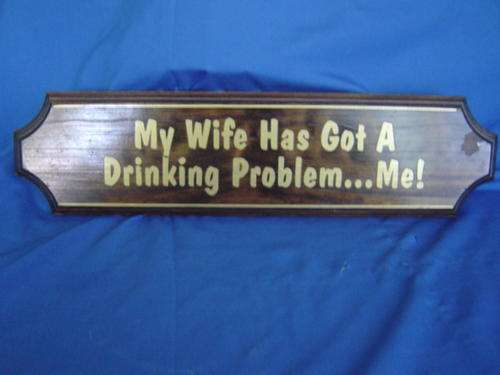 Bar item Drinking problem