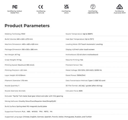 Creality Ender-3 S1 Pro