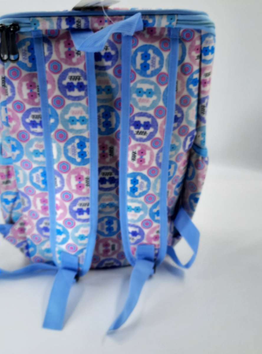 Backpack in pink/blue!