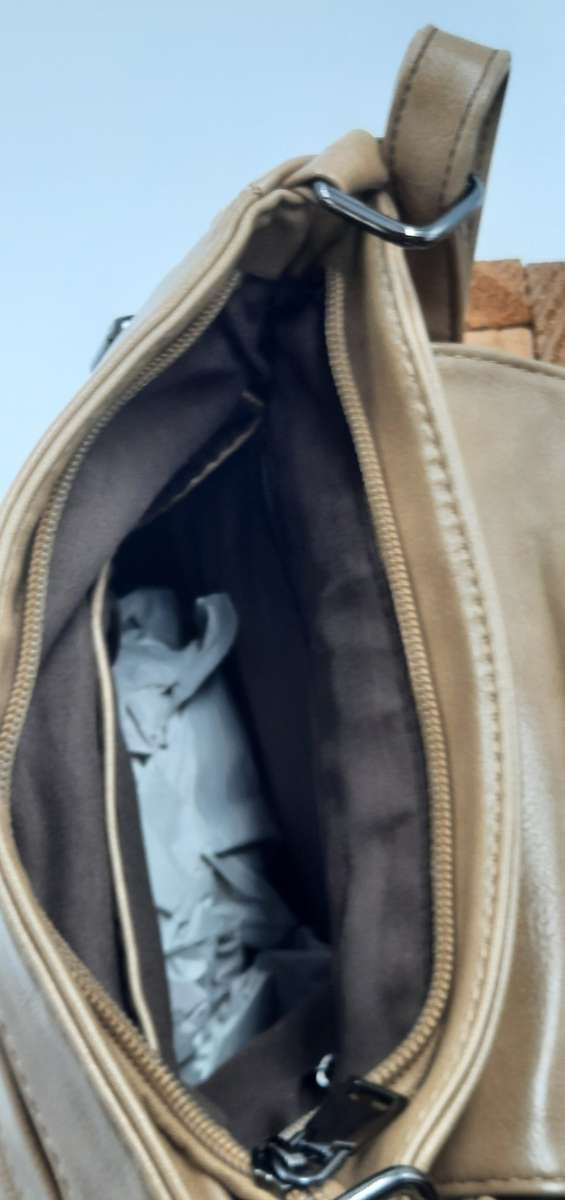 sling bag LIGHT BROWN WINDMILL DESIGN