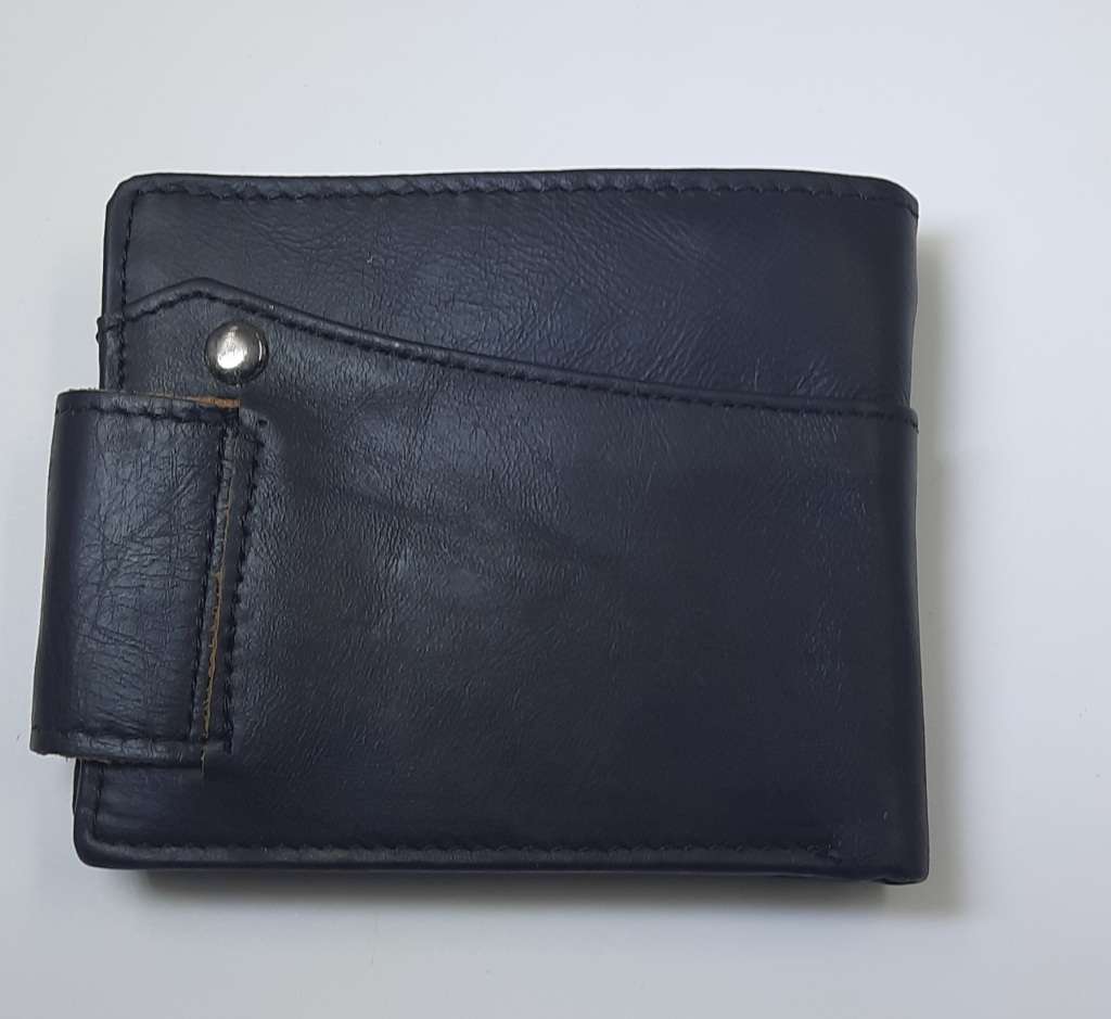 Genuine leather wallet by CAMEL MOUNTAIN##in BLACK##