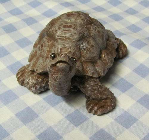 TORTOISE! LARGE IN RESIN!