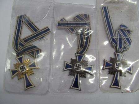 GOLD SILVER BRONZE MOTHERS CROSS!!!