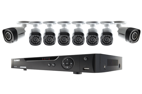 AHD 8 Channel CCTV Kit + Remote Viewing 8X3MegaPixel camera's