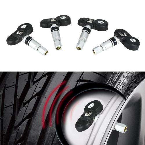 Tire Pressure Monitoring System Solar Powered + 4 Internal Sensor Tire Pressure