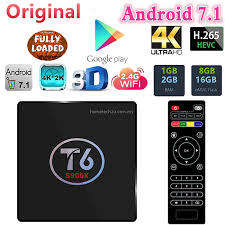 T6 S905X Android 7.1.1 Quad-Core Smart TV Box w/ 1GB RAM + 8GB ROM